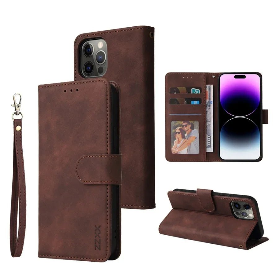 iPhone 16/ Pro/ Plus/ Pro Max - Schutz Klapp Hülle, Kartenfach, Displayschutz Handy Schutz Hülle online kaufen günstig bestellen