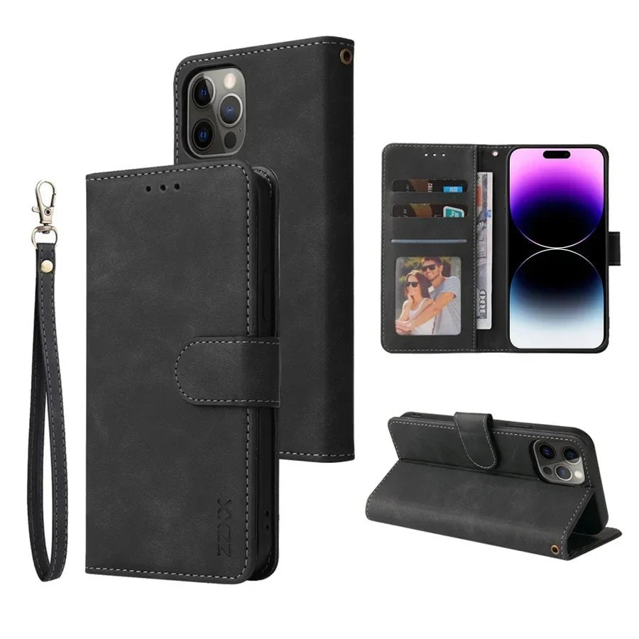 iPhone 16/ Pro/ Plus/ Pro Max - Schutz Klapp Hülle, Kartenfach, Stoßfest Handy Schutz Hülle online kaufen günstig bestellen