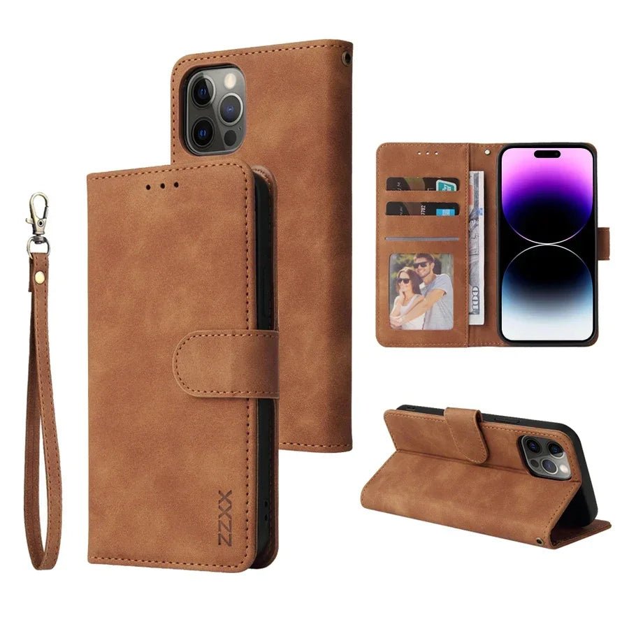 iPhone 16/ Pro/ Plus/ Pro Max - Schutz Klapp Hülle, Kartenfach, Stoßfest Handy Schutz Hülle online kaufen günstig bestellen