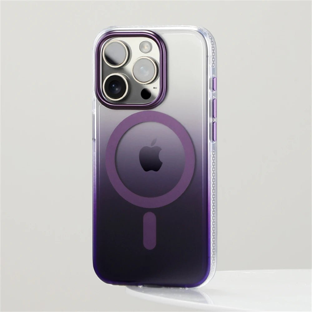 iPhone 16/ Pro/ Plus/ Pro Max - Transparente Farbverlauf MagSafe Schutz Hülle, Stoßfest 49364921352534|49364921385302|49364921418070|49364921450838 Handy Schutz Hülle online kaufen günstig bestellen