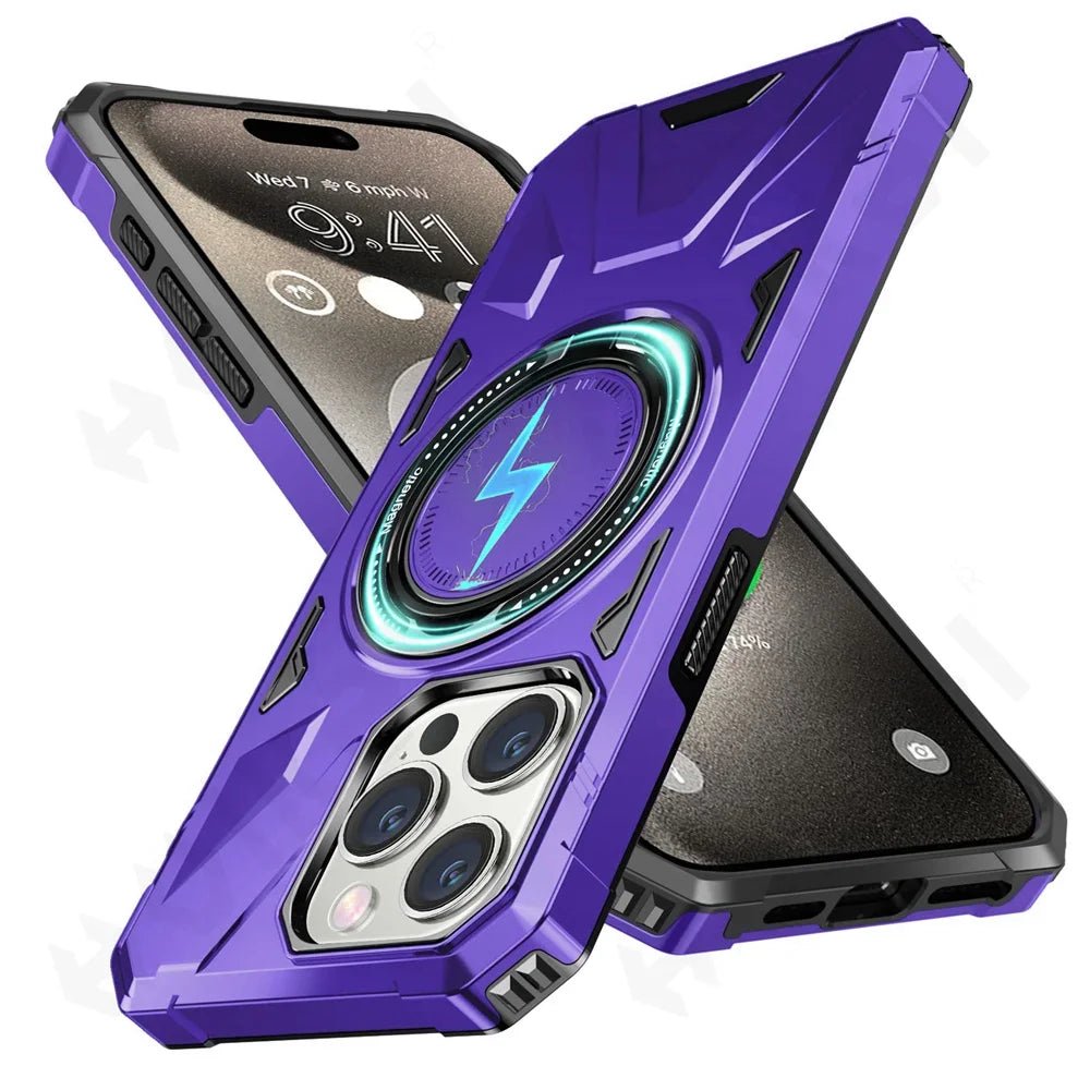 iPhone 16/ Pro/ Pro Max - MagSafe Schutz Hülle mit Ring, Stoßfest, Ständer 49369096257878|49369096454486|49369096552790|49369096847702 Handy Schutz Hülle online kaufen günstig bestellen