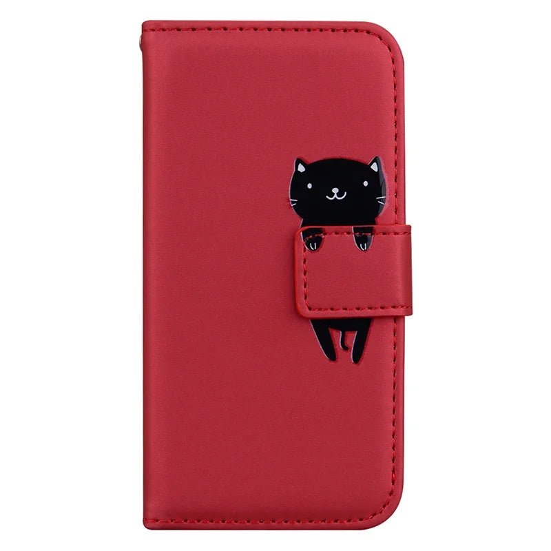 Samsung Galaxy A33 5G/ A34 - Schöne Kinder Schutz Hülle, Brieftasche mit Kartenfach Schöne Samsung Galaxy A33 5G A34 Hülle neu Trend Modern Günstig Bestellen Kaufen Leder Kartenfach Magsafe magnetisch flip case cover schutz kaufen Cartoon für Kinder