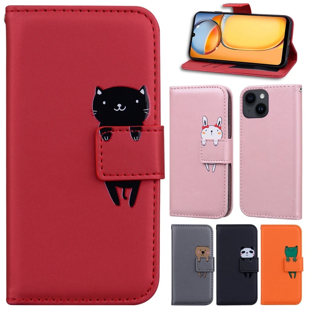 Samsung Galaxy S23/ S23 Plus/ S23 Ultra - Schöne Kinder Schutz Hülle, Brieftasche mit Kartenfach Schöne Samsung Galaxy S23 Plus Ultra Schutz Hülle neu Trend Modern Günstig Bestellen Kaufen Leder Kartenfach Magsafe magnetisch flip case cover schutz kaufen Cartoon für Kinder Handy Schutz Hülle online kaufen günstig bestellen