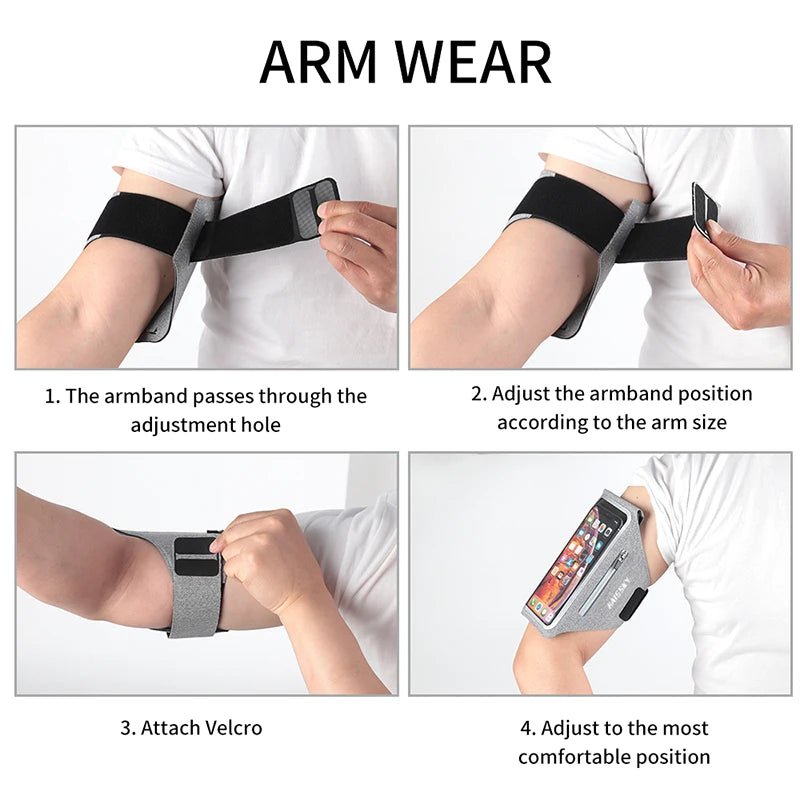 Sportarmband Universal, Perfekt zum Joggen, Armband mit Tasche bis 6,8" - iPhone 13/ 14/ 15/ Galaxy S20/ S21/ S22/ S23 und Weitere online kaufen günstig bestellen