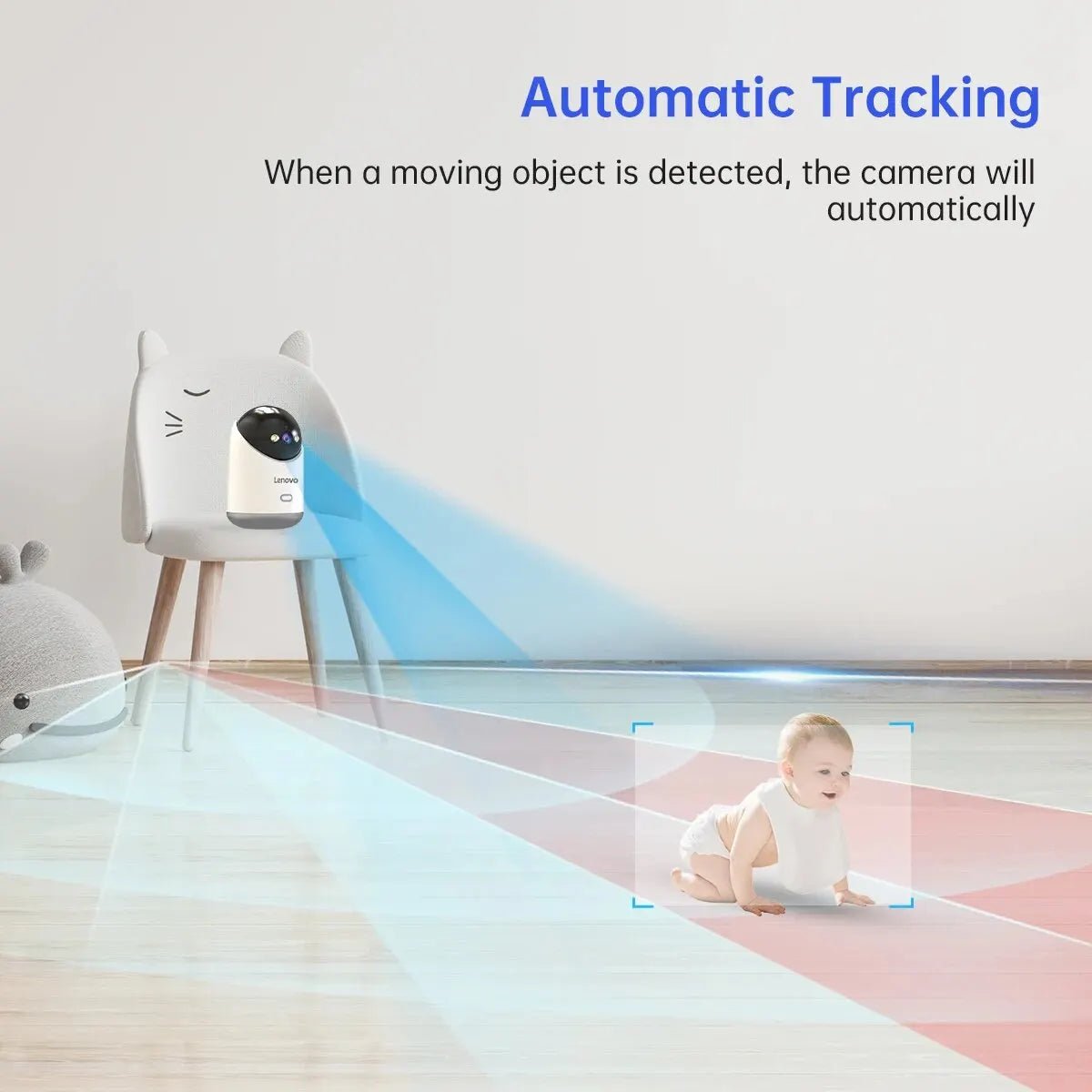 Überwachung IP - Kamera 3MP 5g WiFi Smart Home, Bewegungssensor, Drahtlos Wlan Überwachungskamera smarthome sicherheit wlan ip kamera wlan app smartphone steuerung nachtsicht full hd online kaufen neu günstig bestellen zuhause indoor sicher alarm mobil lenovo 360 grad schwenkbar Kamera online kaufen günstig bestellen