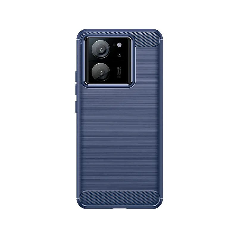 Xiaomi 13T/ 13T Pro - Schutz Hülle Bumper Stoßfeste Carbon Fiber Soft TPU 47166127014230|47166127046998