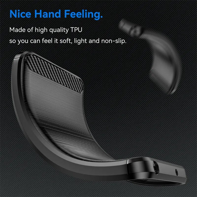 Xiaomi 13T/ 13T Pro - Schutz Hülle Bumper Stoßfeste Carbon Fiber Soft TPU Xiaomi 13T/ 13T Pro - Case Cover Capas Phone Bumper Shockproof Carbon Fiber Soft TPU - Handy Held 24 online kaufen günstig bestellen