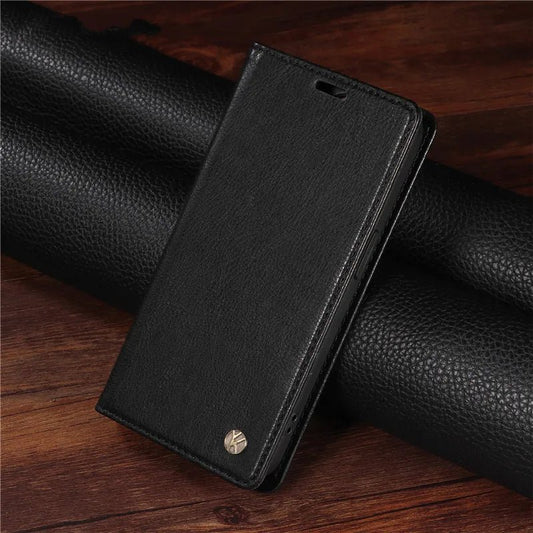 Xiaomi - Redmi Note 13/ 13 Pro/ 13Pro Plus - Schutz Hülle Brieftasche mit Kartenfach, Magnetisch, Stoßfest Xiaomi redmi note 13 t pro 13 Schutz Hülle neu Trend Modern Günstig Bestellen Kaufen Leder Kartenfach Magsafe magnetisch schwarz Handy Schutz Hülle online kaufen günstig bestellen