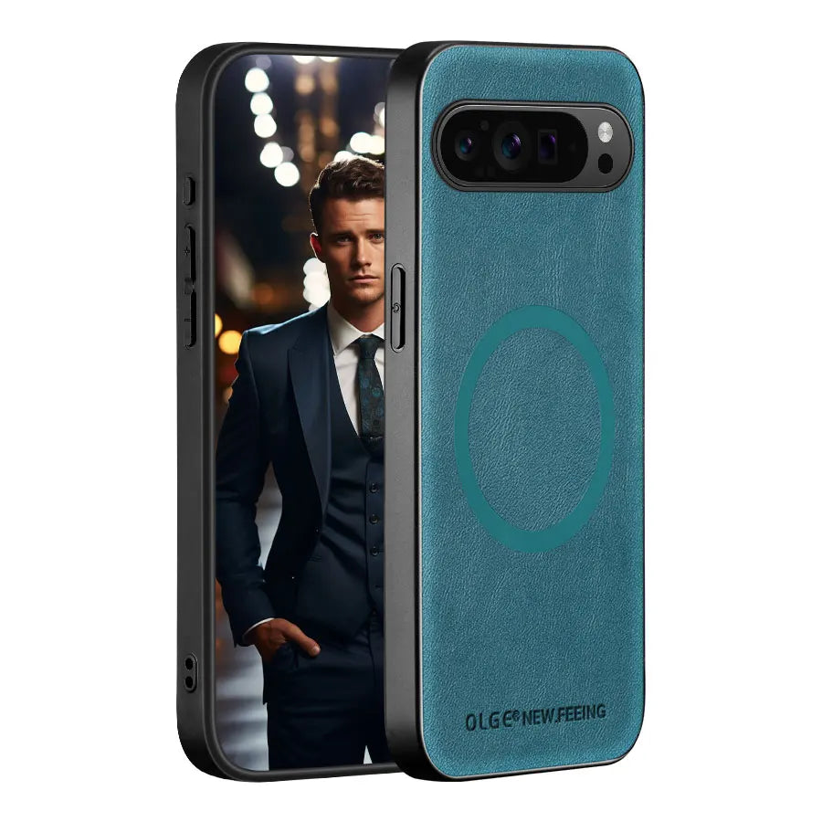 Magnetische Lederoptik-Schutzhülle für Google Pixel 8, 9, 10 und 11 – Produktansicht 7