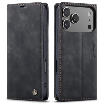 iPhone 17 Wallet-Case aus PU-Kunstleder mit Standfunktion