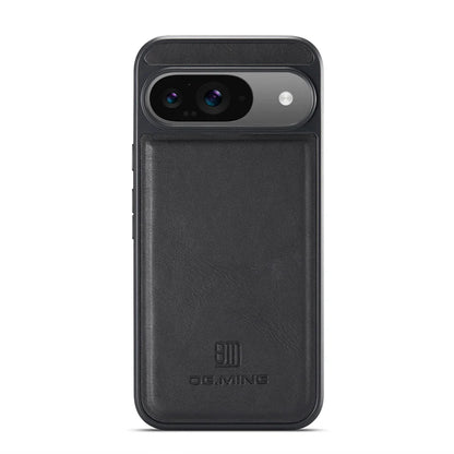 Magnetische Lederoptik-Hülle für Google Pixel 8, 9 und 10 – Farbe Schwarz