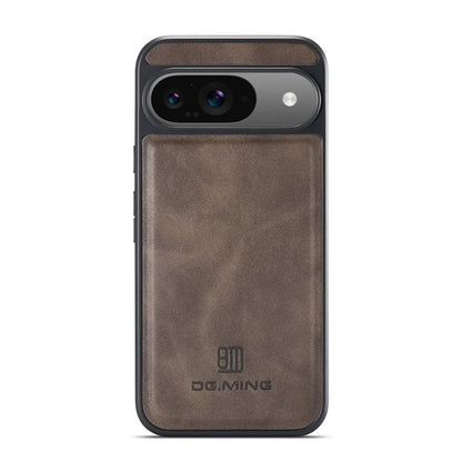 Magnetische Lederoptik-Hülle für Google Pixel 8, 9 und 10 – Farbe Kaffee