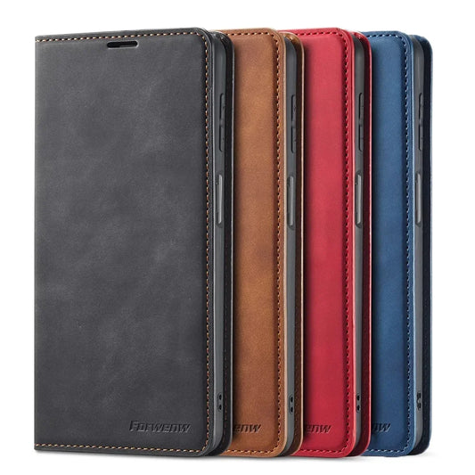 Galaxy S25/ S25 Plus/ S25 Ultra - Klapp Flip Schutz Hülle mit Kartenfach