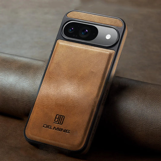 Magnetische Lederoptik-Hülle für Google Pixel 8, 9 und 10 – Produktansicht 2