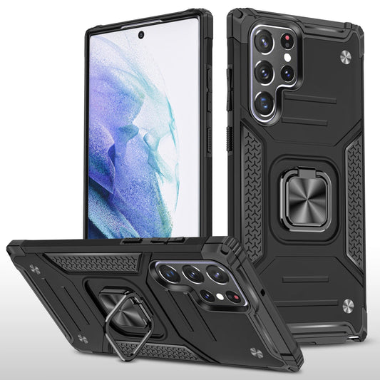Galaxy A54/ A55 - Schutz Hülle Rüstung, Stoßfest Bumper mit Magnet Galaxy A54 5g A55 5g 4g Militärische Tarnung, Stoßfeste Schutzhülle mit Ständer bumper case stoßfest sicher robust bumper magsafe neu online günstig kaufen bestellen schwarz Handy Schutz Hülle online kaufen günstig bestellen
