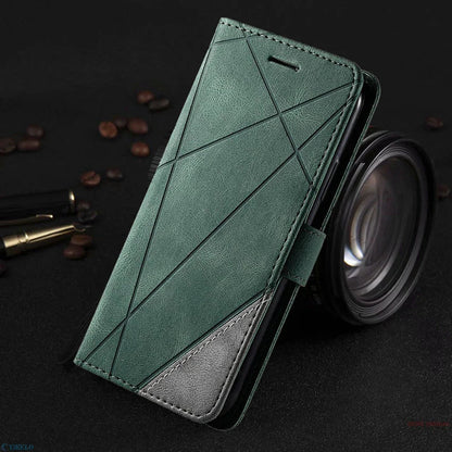 Galaxy A55 - TPU Lederoptik Brieftasche Flip Schutz Hülle mit Kartenfach, Magnetisch Samsung Galaxy A55 A54 A53 Leder Schutz Hülle neu Trend Modern Günstig Bestellen Kaufen Leder Kartenfach Magsafe magnetisch Flip Case grün Handy Schutz Hülle online kaufen günstig bestellen