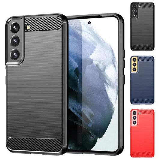 Galaxy S23/ S23 Plus/ S23 Ultra - Carbon Fiber TPU Weiche Handy Hülle online kaufen günstig bestellen