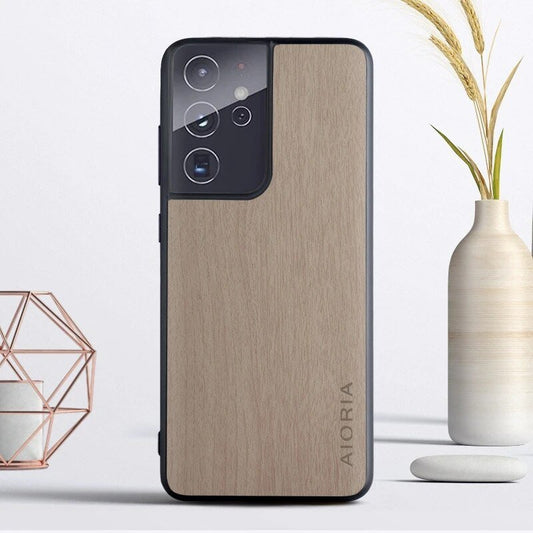 Galaxy S23/ S23 Plus/ S23 Ultra - Hülle Holz - Struktur, PU - Lederoptik Soft Cover Funda Case 47162388185430|47162388218198|47162388250966 online kaufen günstig bestellen
