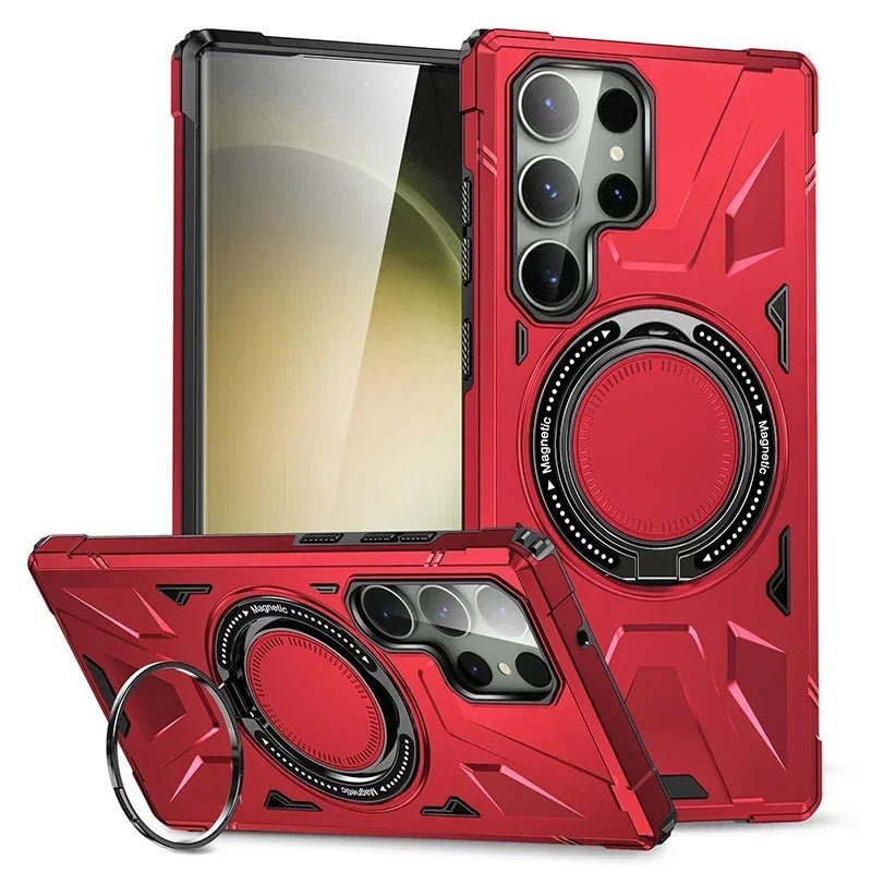 Galaxy S23/ S23 Plus/ S23 Ultra - MagSafe Robuste Schutz Hülle Bumper, mit Ring Galaxy S23/ S23 Plus/ S23 Ultra - MagSafe Robuste Schutz Hülle Bumper, mit Ring 48333404602710|48333404799318|48333405126998