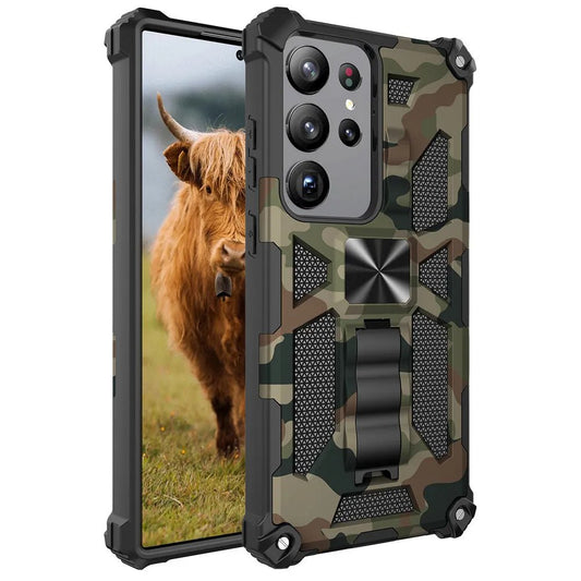 Galaxy S23/ S23 Plus/ S23 Ultra - Militärische Tarnung, Stoßfeste Schutzhülle mit Ständer Galaxy S23/ S23 Plus/ S23 Ultra - Militärische Tarnung, Stoßfeste Schutzhülle mit Ständer - Handy Held 24 online kaufen günstig bestellen
