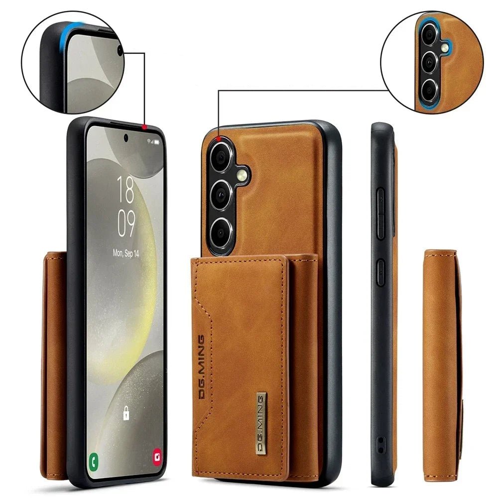 Galaxy S25/ S25 Plus/ S25 Ultra - Schutz Hülle Kunst Leder mit Magnetischem Portemonnaie Galaxy S25/ S25 Plus/ S25 Ultra - Schutz Hülle Kunst Leder mit Magnetischem Portemonnaie Handy Schutz Hülle online kaufen günstig bestellen