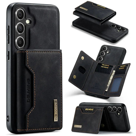 Galaxy S25/ S25 Plus/ S25 Ultra - Schutz Hülle Kunst Leder mit Magnetischem Portemonnaie Galaxy S25/ S25 Plus/ S25 Ultra - Schutz Hülle Kunst Leder mit Magnetischem Portemonnaie Handy Schutz Hülle online kaufen günstig bestellen