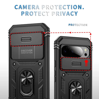 Google Pixel 10 / Pro / Pro XL – Stoßfeste Outdoor-Hülle mit Kamera-Schiebeabdeckung und Standfunktion Google Pixel 10 / Pro / Pro XL – Stoßfeste Hülle mit Kamera-Schiebeabdeckung – Produktansicht 3