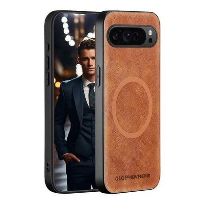 Google Pixel 11 – Magnetische Lederoptik-Hülle mit MagSafe-Kompatibilität Magnetische Lederoptik-Schutzhülle für Google Pixel 8, 9, 10 und 11 – Produktansicht 9