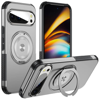Google Pixel 9 / Pro / Pro XL – Magnetische Schutzhülle mit 360°-Drehring – Produktansicht 1