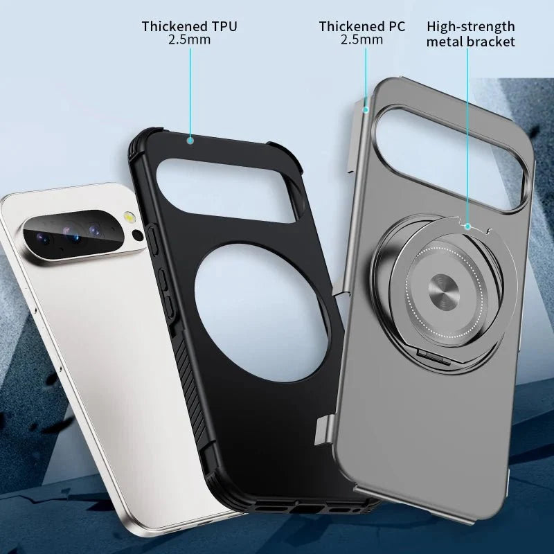 Google Pixel 10 / A / Pro / Pro XL – Magnetische Schutzhülle mit 360°-Drehring – Produktansicht 6