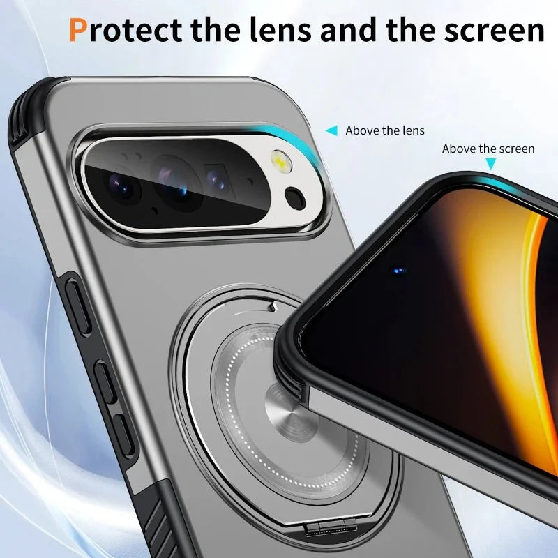 Google Pixel 11 / Pro / Pro XL – Magnetische Schutzhülle mit 360°-Drehring – Produktansicht 5
