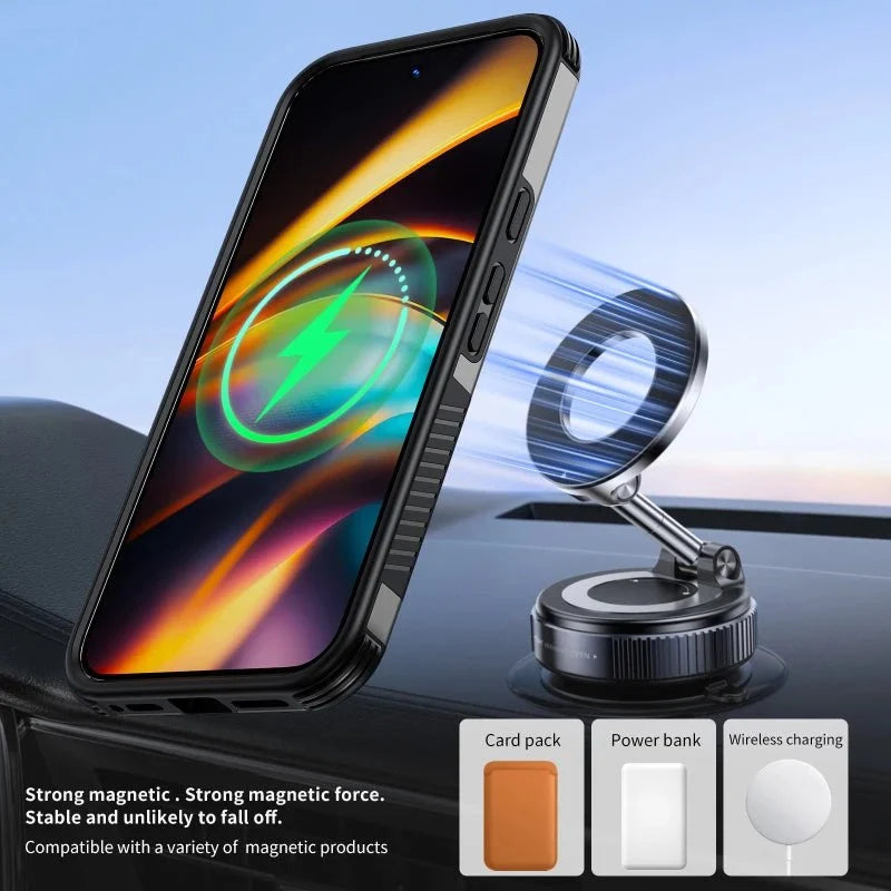 Google Pixel 10 / A / Pro / Pro XL – Magnetische Schutzhülle mit 360°-Drehring – Produktansicht 2