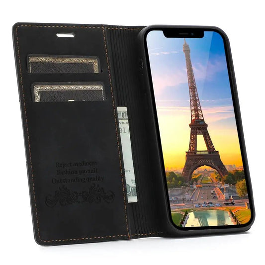 Google Pixel 7/ 7 Pro/ 7 A/ 8/ 8 A/ 8 Pro - PU Lederoptik Brieftasche Schutz Hülle mit Kartenfach Handy Schutz Hülle online kaufen günstig bestellen