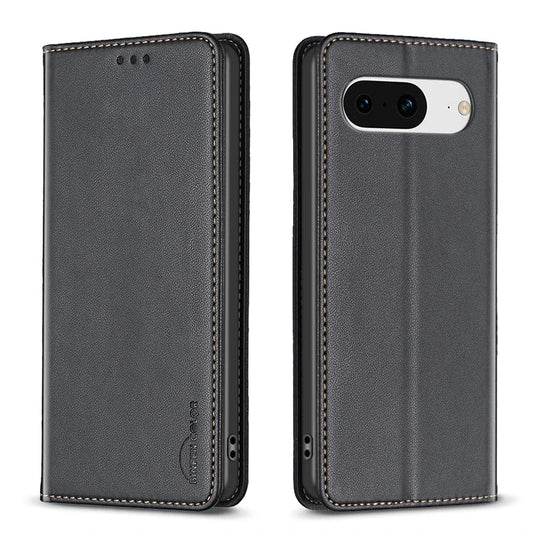 Google Pixel 7/ 7 Pro/ 7 A/ 8/ / 8 Pro - PU Lederoptik Schutz Hülle mit Kartenfach und Displayschutz google pixel 7 pro 7 a 8 pro 8 a elegante moderne business leder schutz hülle cover case flip magnetisch abdeckung neu online günstig kaufen bestellen mit kartenfach Display schutz magnetisch Handy Schutz Hülle online kaufen günstig bestellen