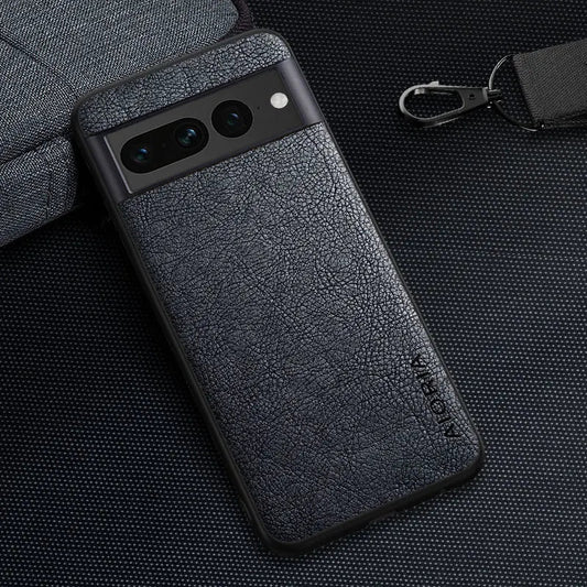 Google Pixel 7/ 7 Pro/ 7 A/ 8/ 8 Pro - Lederoptik Schutz Hülle google pixel 7 pro 7 a 8 pro 8 a elegante moderne business leder schutz hülle cover case flip magnetisch abdeckung neu online günstig kaufen bestellen schwarz Handy Schutz Hülle online kaufen günstig bestellen