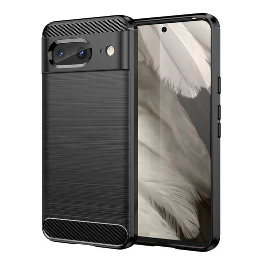 Google Pixel 8/ 8 Pro - Handyhülle Crystal Hochwertige Ultradünne Bumper Kohlefaser Schutzhülle Cover TPU Handy Hülle online kaufen günstig bestellen