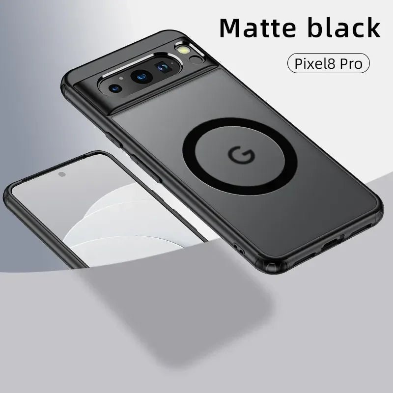 Google Pixel 8/ 8 Pro - MagSafe Schutz Hülle Stoßfest und Kabelloses Laden Google Pixel 8/ 8 Pro - MagSafe Schutz Hülle Stoßfest und Kabelloses Laden Google Pixel 8/ 8 Pro - MagSafe Schutz Hülle Stoßfest und Kabelloses LadenHandy Hülle