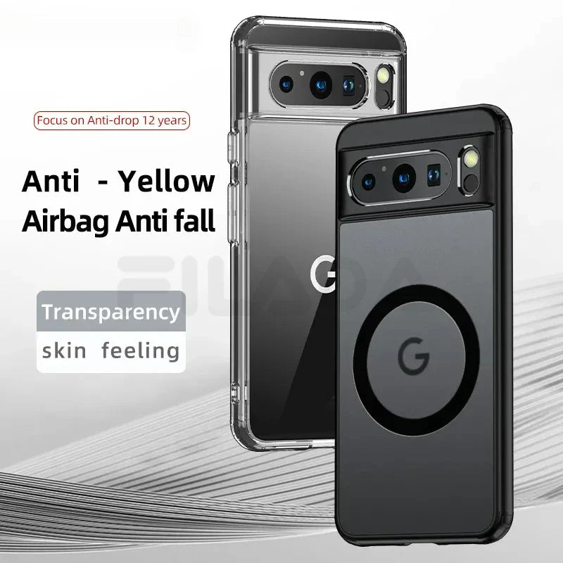 Google Pixel 8/ 8 Pro - MagSafe Schutz Hülle Stoßfest und Kabelloses Laden Google Pixel 8/ 8 Pro - MagSafe Schutz Hülle Stoßfest und Kabelloses Laden Google Pixel 8/ 8 Pro - MagSafe Schutz Hülle Stoßfest und Kabelloses LadenHandy Hülle