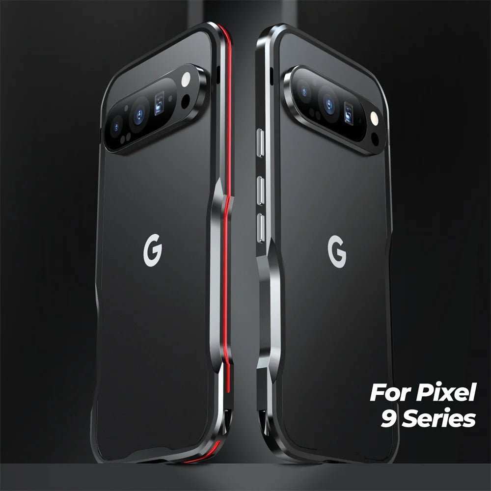 Google Pixel 9/ 9 Pro/ 9 Pro XL - Aluminium Metall Rahmen Schutz Hülle, Stoßfest Google Pixel 9/ 9 Pro/ 9 Pro XL - Aluminium Metall Rahmen Schutz Hülle, Stoßfest