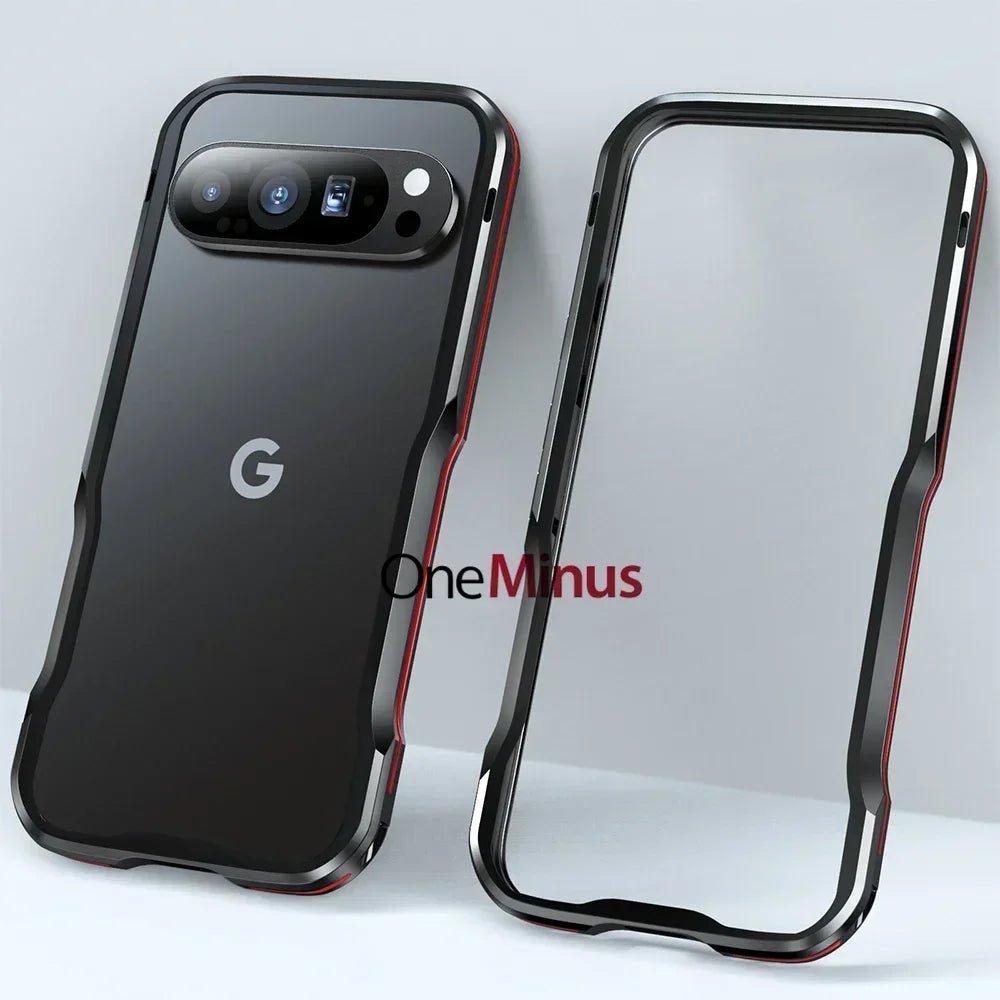 Google Pixel 9/ 9 Pro/ 9 Pro XL - Aluminium Metall Rahmen Schutz Hülle, Stoßfest Google Pixel 9/ 9 Pro/ 9 Pro XL - Aluminium Metall Rahmen Schutz Hülle, Stoßfest