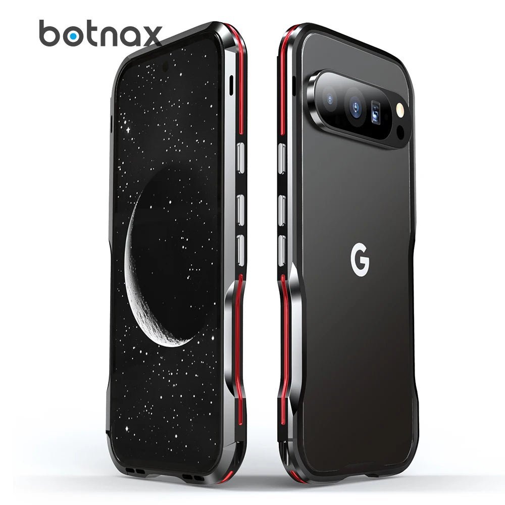 Google Pixel 9/ 9 Pro/ 9 Pro XL - Aluminium Metall Rahmen Schutz Hülle, Stoßfest Google Pixel 9/ 9 Pro/ 9 Pro XL - Aluminium Metall Rahmen Schutz Hülle, Stoßfest