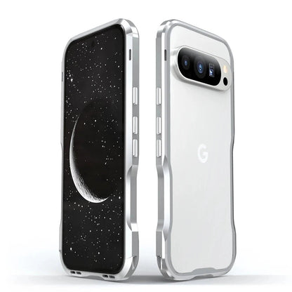 Google Pixel 9/ 9 Pro/ 9 Pro XL - Aluminium Metall Rahmen Schutz Hülle, Stoßfest Google Pixel 9/ 9 Pro/ 9 Pro XL - Aluminium Metall Rahmen Schutz Hülle, Stoßfest 49331895959894|49331896058198|49331896156502