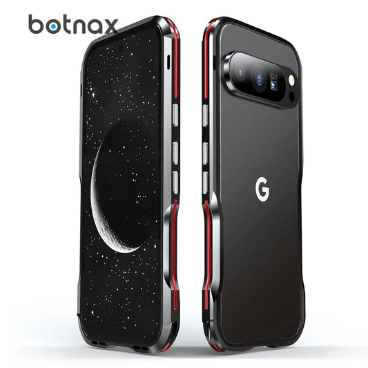 Google Pixel 9/ 9 Pro/ 9 Pro XL - Aluminium Metall Rahmen Schutz Hülle Google Pixel 9/ 9 Pro/ 9 Pro XL - Aluminium Metall Rahmen Schutz Hülle