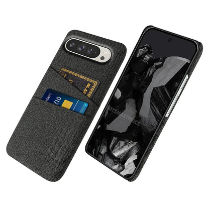 Google Pixel 9/ 9 Pro/ 9 Pro XL - Stoff Textur Schutz Hülle, Kartenfach Google Pixel 9/ 9 Pro/ 9 Pro XL - Stoff Textur Schutz Hülle, Kartenfach 49321461809494|49321461940566|49321462071638