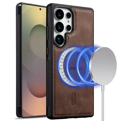 Samsung Galaxy S26 magnetische Schutzhülle in PU-Lederoptik – Materialstruktur