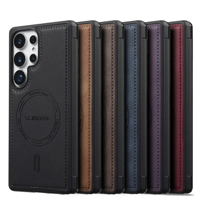 Samsung Galaxy S26 magnetische Schutzhülle in PU-Lederoptik – Farbvariante