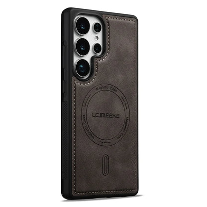 Samsung Galaxy S26 magnetische Schutzhülle in PU-Lederoptik – Designansicht