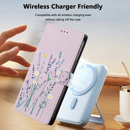 Gemusterte Wallet-Klapphülle mit Kartenfach für Google Pixel 8a, Google Pixel 8 Pro, Google Pixel 8 – Produktansicht 4