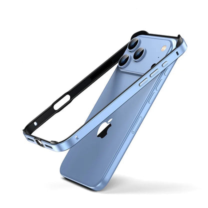 iPhone 16 Aluminium-Silikon Bumper Schutzhülle – Detailansicht