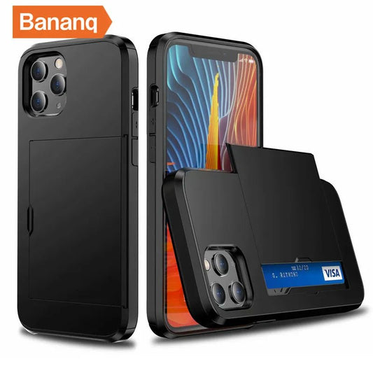 iPhone 15/ Pro/ Plus/ Pro Max - Handy Hülle mit sicherem Karten Fach/ Schlitz Handy Hülle online kaufen günstig bestellen